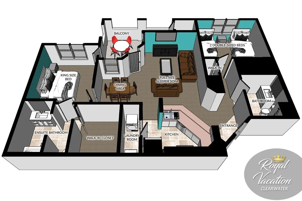 The Avalon Royal Tropical Apartment *