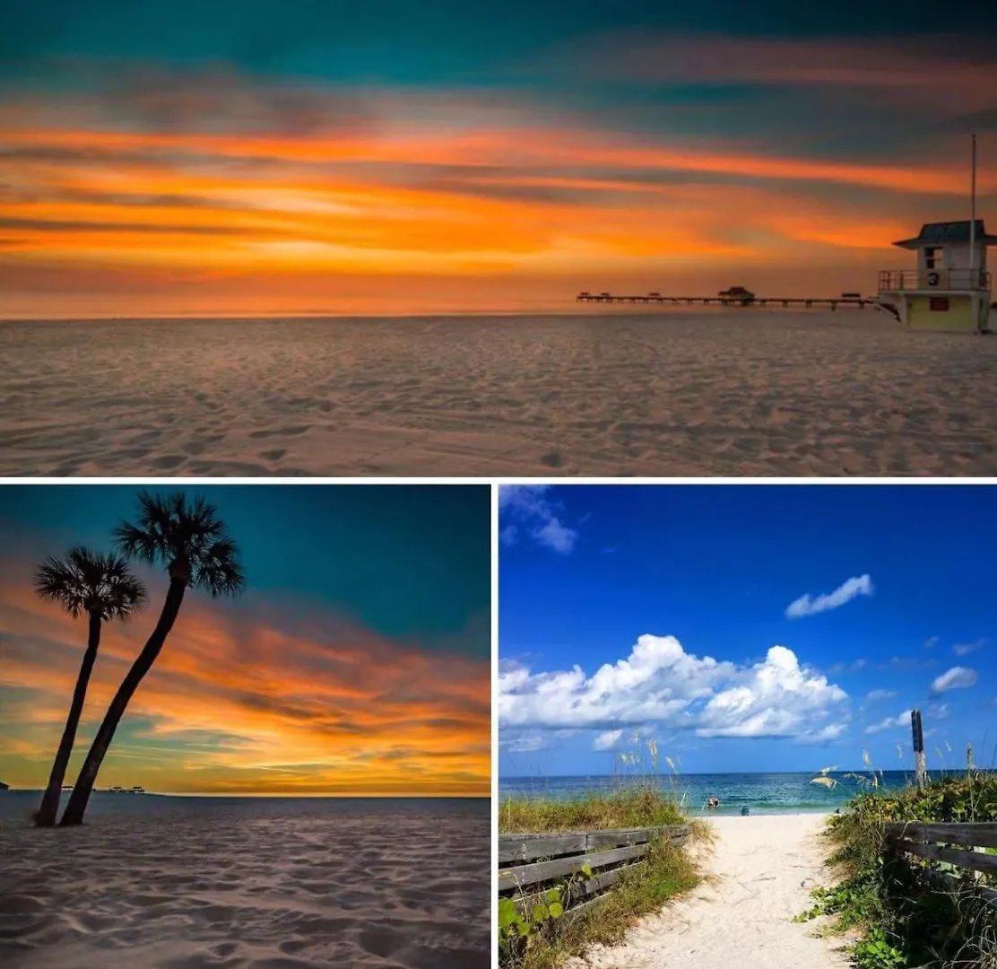 Beach, Florida, Modern Fully Renovated 2nd Floor Condo, Heated Pool * Clearwater